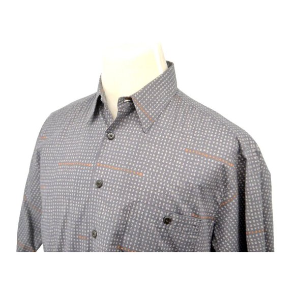 HARLEY DAVIDSON Mens Short Sleeve Button Front Shirt SIZE MEDIUM All Over Letter - Picture 4 of 6